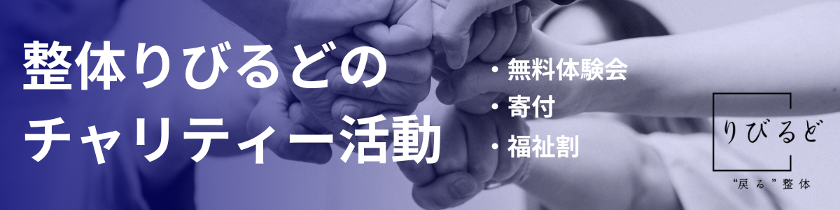 整体りびるどのチャリティー活動